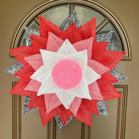 Valentines wreath, Gifts for her, Flower petal wreath - Picture 7 of 7